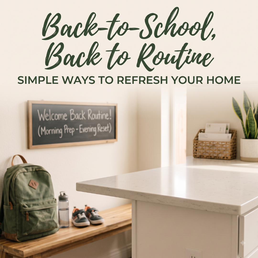 Back-to-School, Back to Routine: Simple Ways to Refresh Your Home