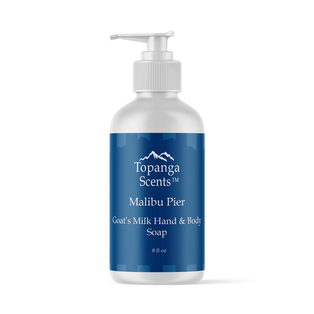 
                
                    Load image into Gallery viewer, Malibu Pier Liquid Goat’s Milk Soap
                
            
